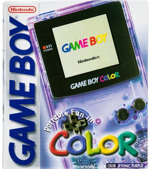 Translucent Indigo Purple Game Boy Color Box