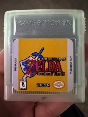OOT2D Rick Roll Zelda Cartridge