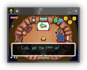The Best of Zelda Navi tells link to get the f*** up