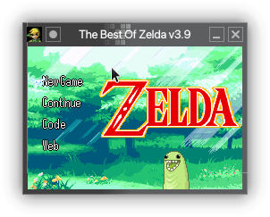 The Best of Zelda title screen