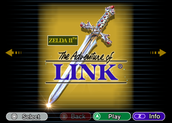 Zelda 2 Collectors Edition